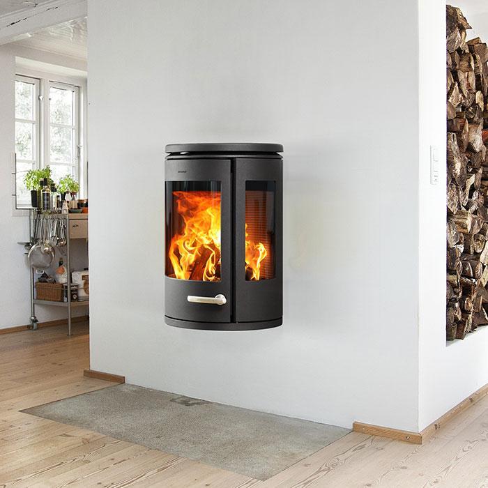 Morso 7970 Wall Mounted • Hyper Fires Fireplaces Cape Town