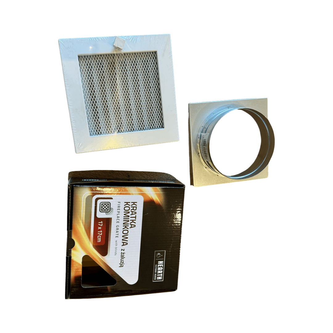 Closable White Airvent • Hyper Fires Fireplaces Cape Town