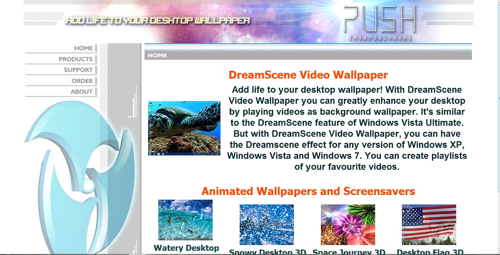 [Pc Apps] PUSH.Entertainment.DreamScene.Video.Wallpaper V