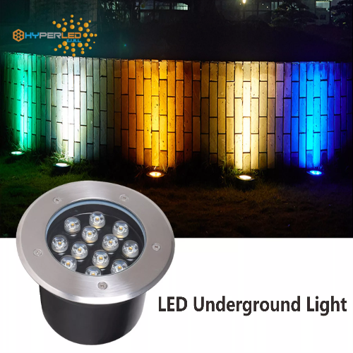 SPOT DE PISO LED 12W RGB IP66 220V HYPERLED