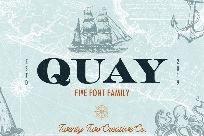 45+ Best Free and Premium Nautical Fonts 2020 Hyperpix