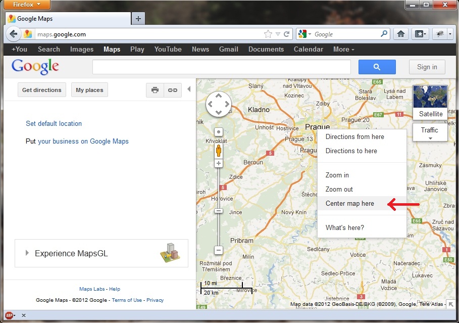 How to find out GPS coordinates