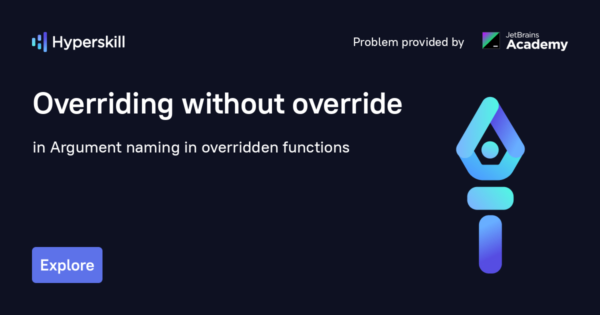 Overriding without override · Argument naming in overridden functions