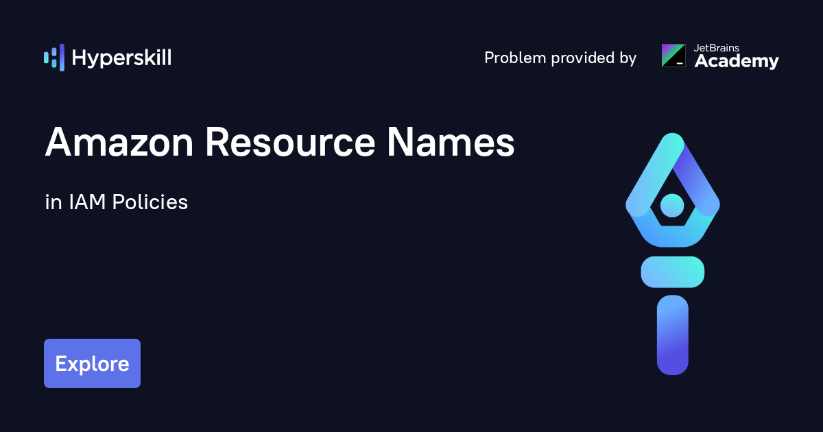 Amazon Resource Names · IAM Policies · Hyperskill