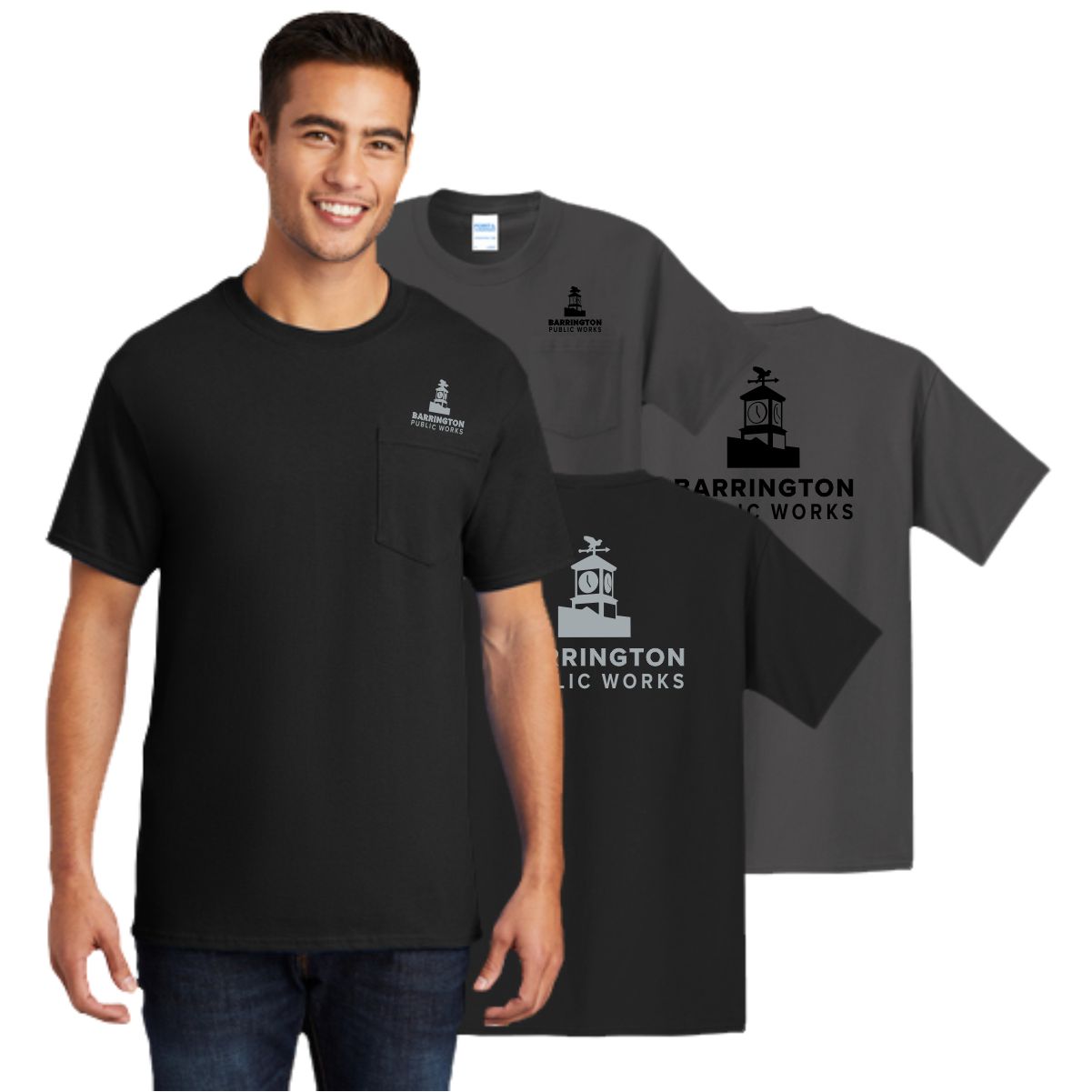 Barrington Public Works 01 Pocket Tee (Including Tall Sizes
