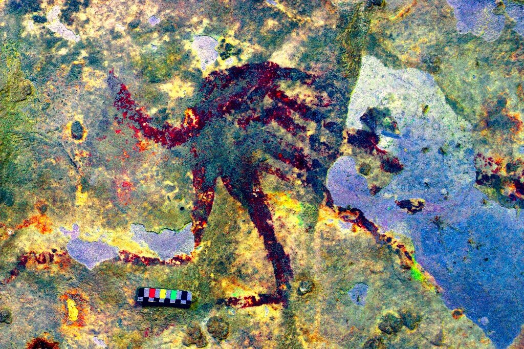 Arte figurativa mais antiga do mundo é descoberta em