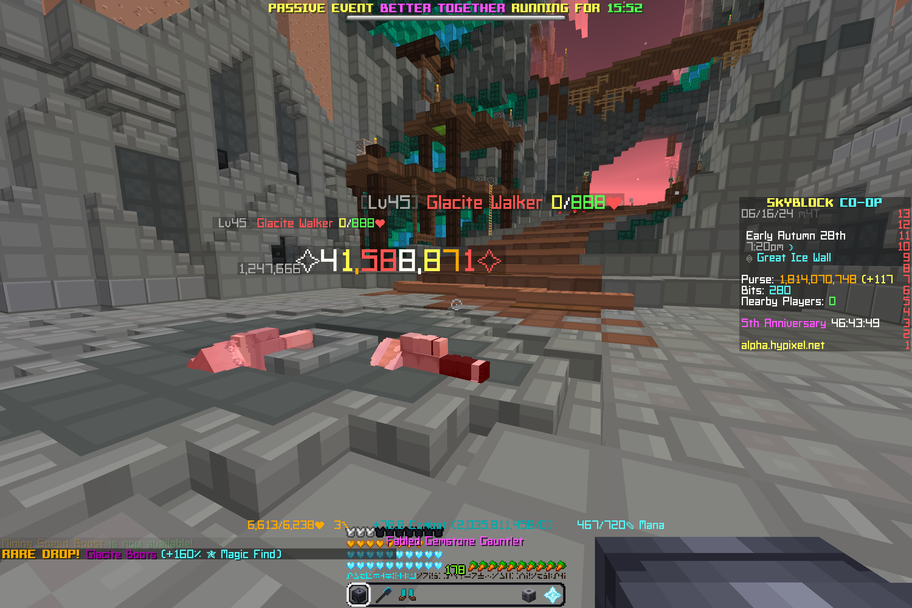 What's the best weapon for killing glacite mobs? Hypixel Forums