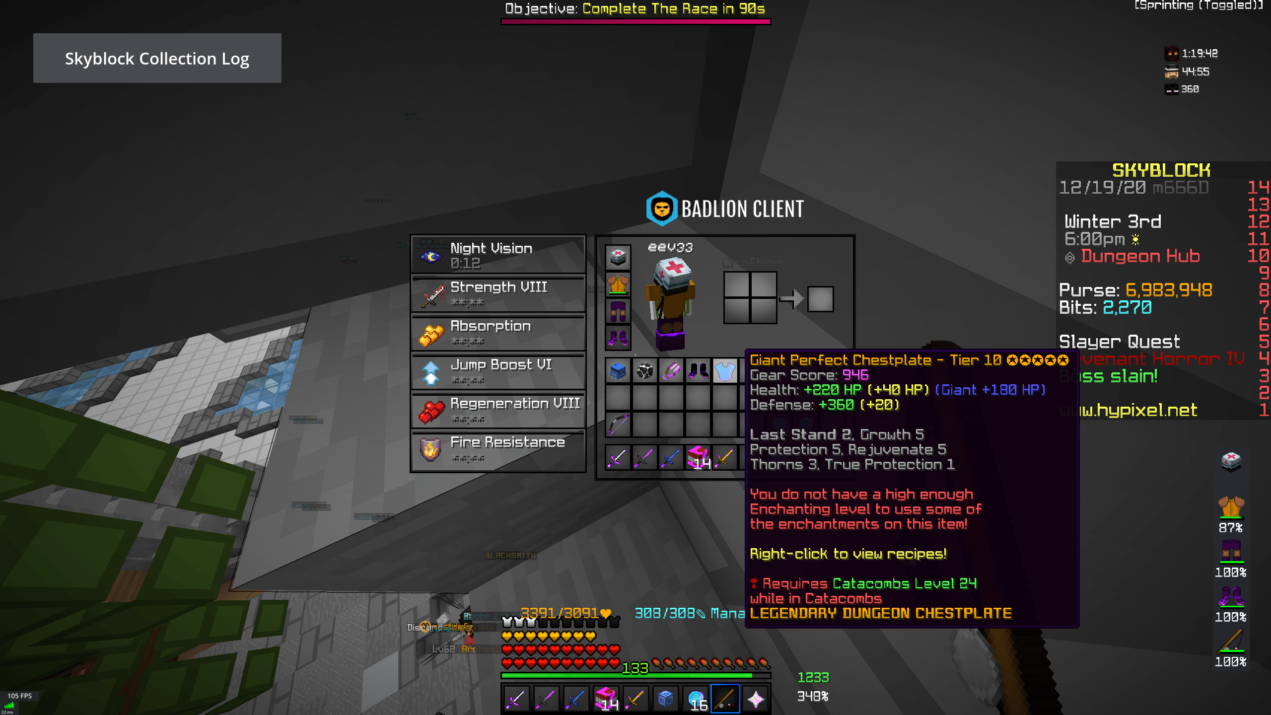 It says i dont have the enchanting lvl to use this even though im