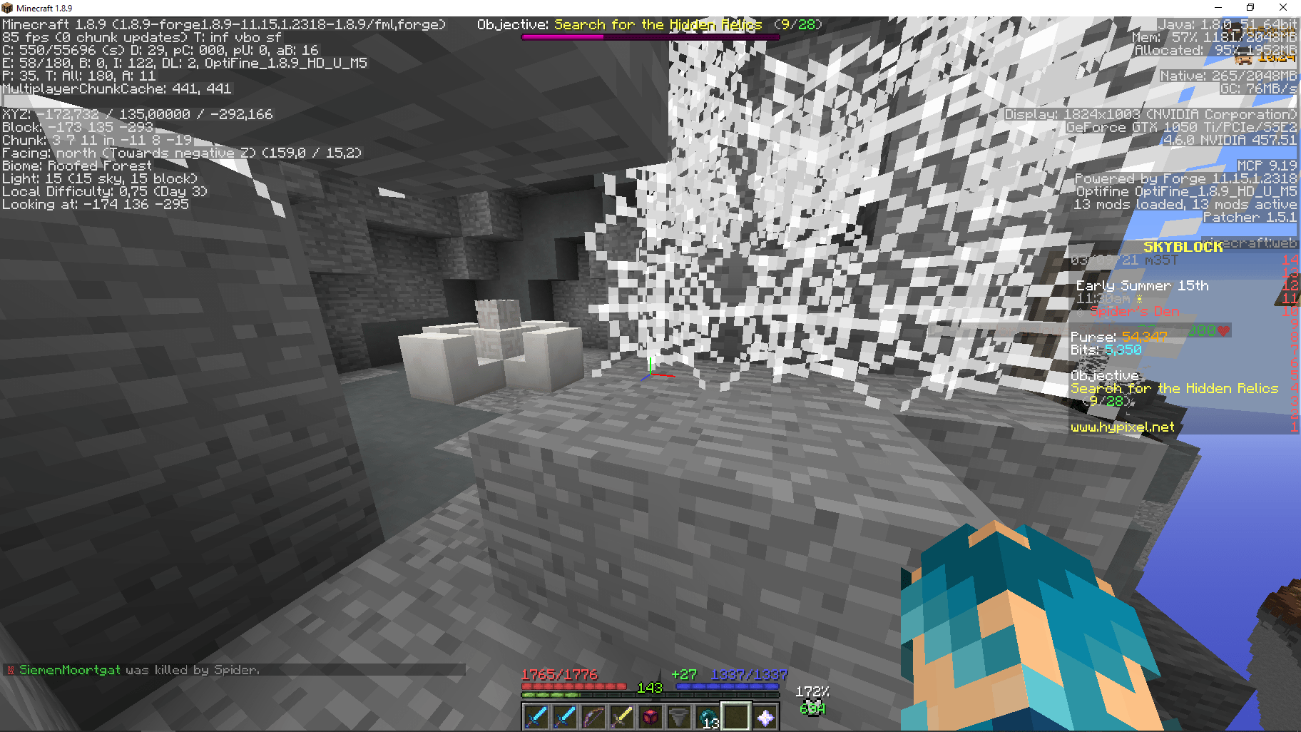 ALL RELICS LOCATION (Work in progress) Hypixel Forums