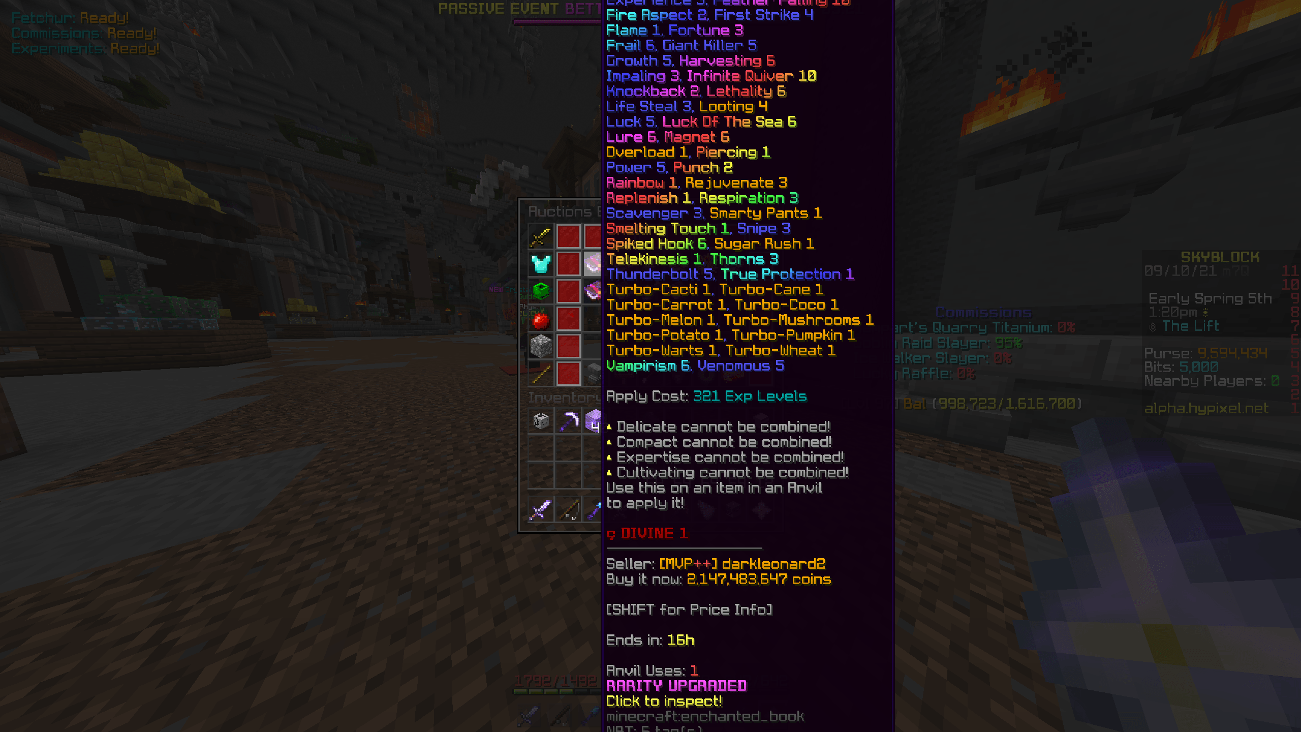 First Look at Divine Rarity Hypixel Forums