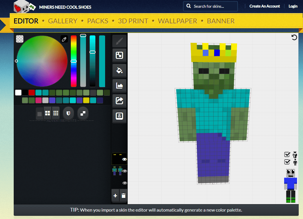 technoblade crown to put on your minecraft skin Hypixel Forums