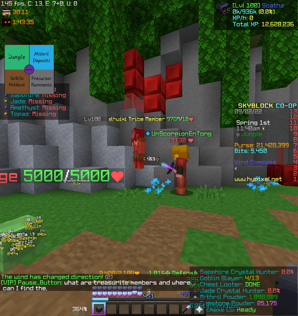 Mining Progression Series 3 Full Perfect Ambers! Hypixel Forums