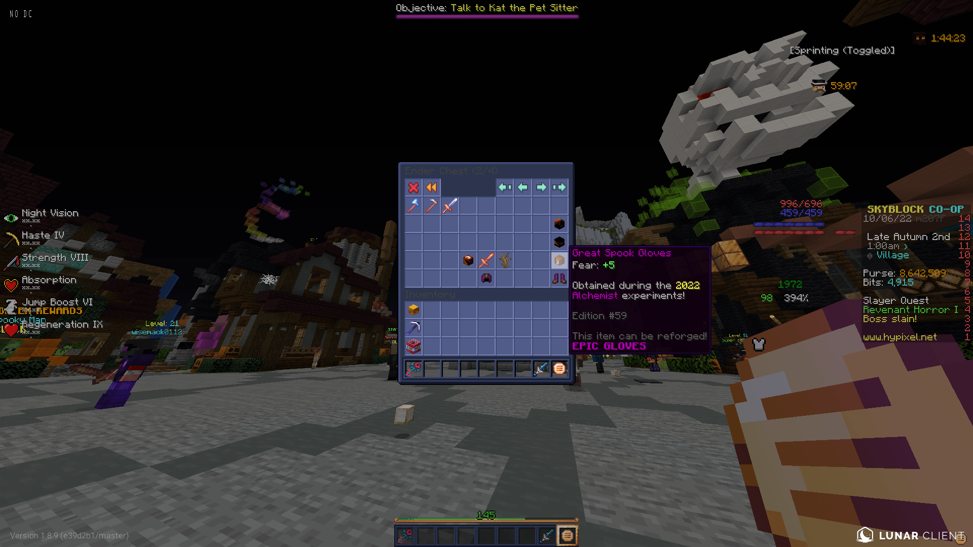 Spooky Gloves (How to get) Hypixel Forums