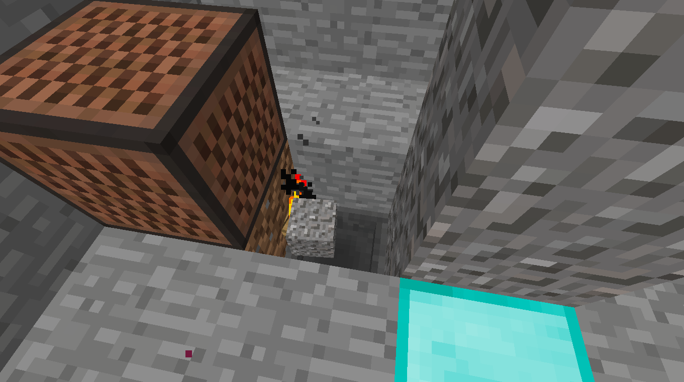 shovel applies to falling blocks on a double speed gravel minion