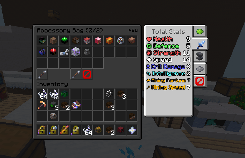 Why does my coop have less accessory bag slots than me even thou i