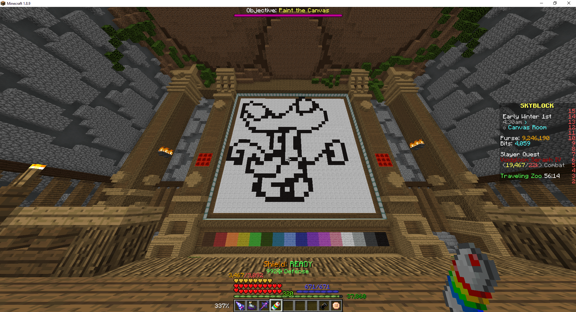 canvas room is fun Hypixel Forums