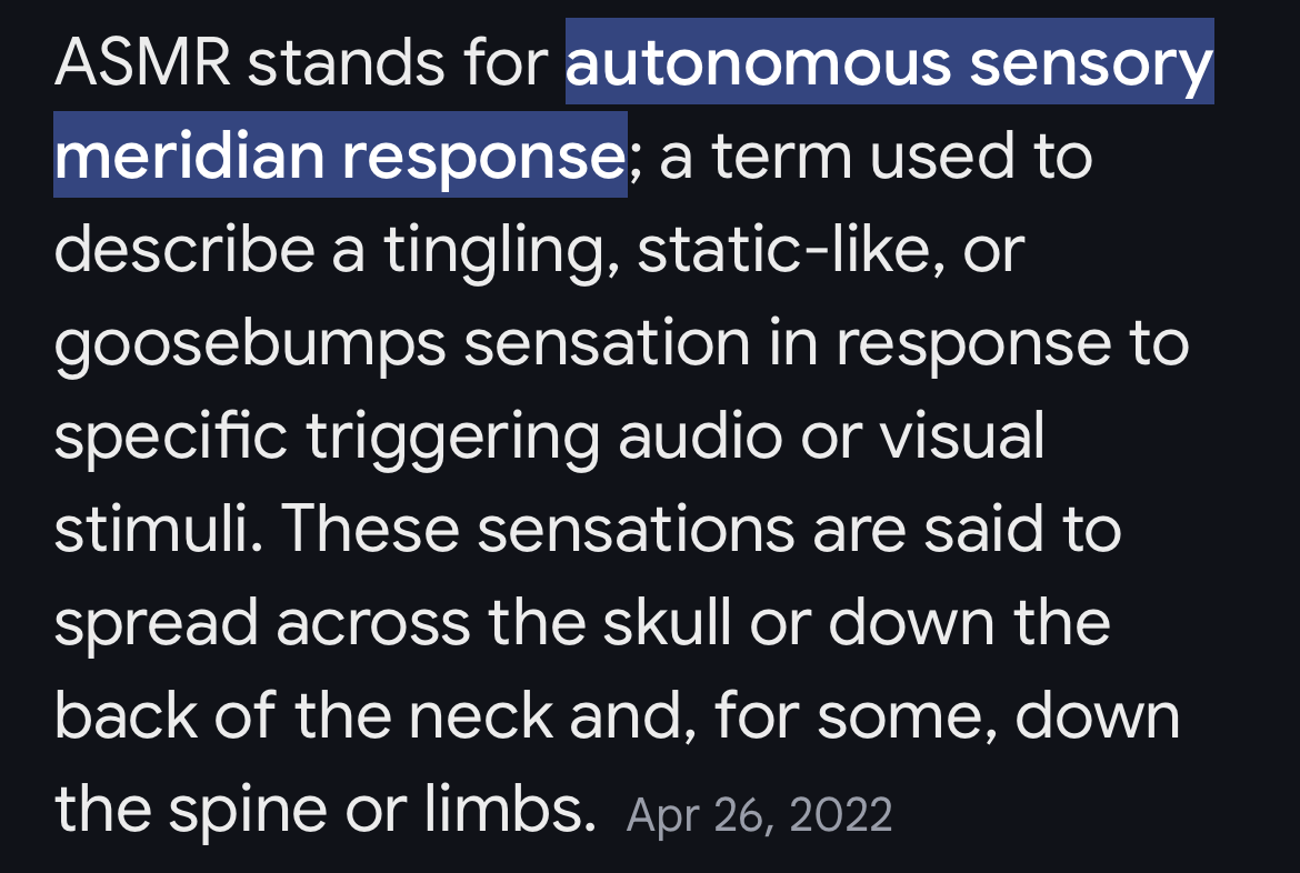what is the point of ASMR Hypixel Forums