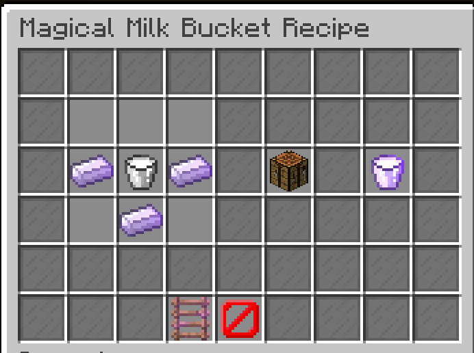Minecraft Milk Recipes