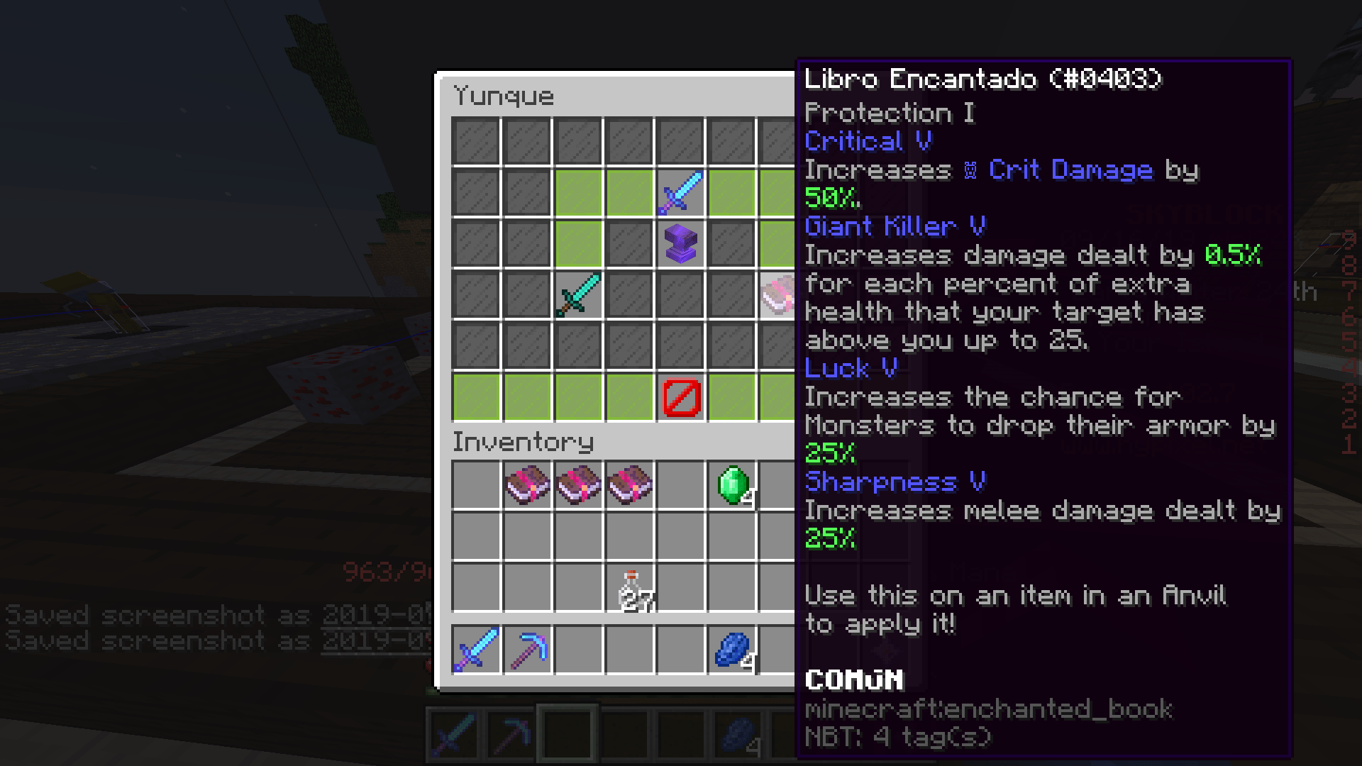 How To Craft Enchanting Table Hypixel Skyblock