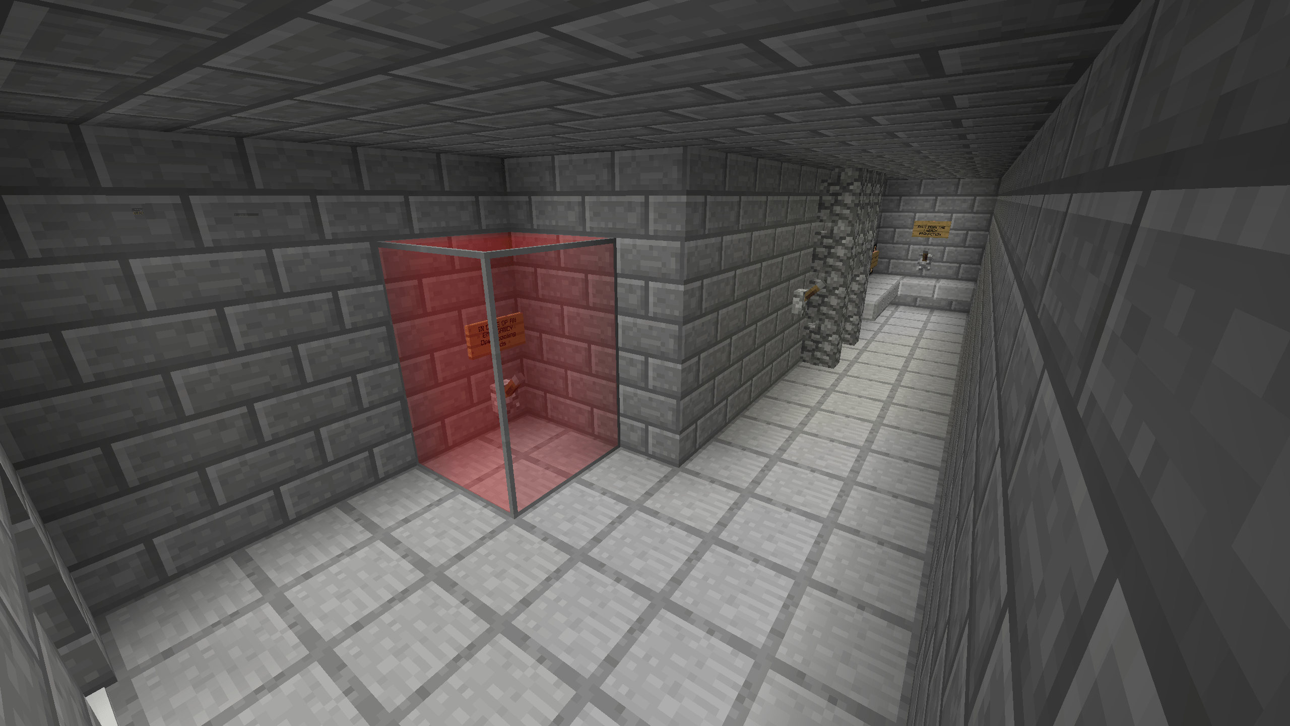 I made a nuclear reactor in my skyblock world its powered by red stone