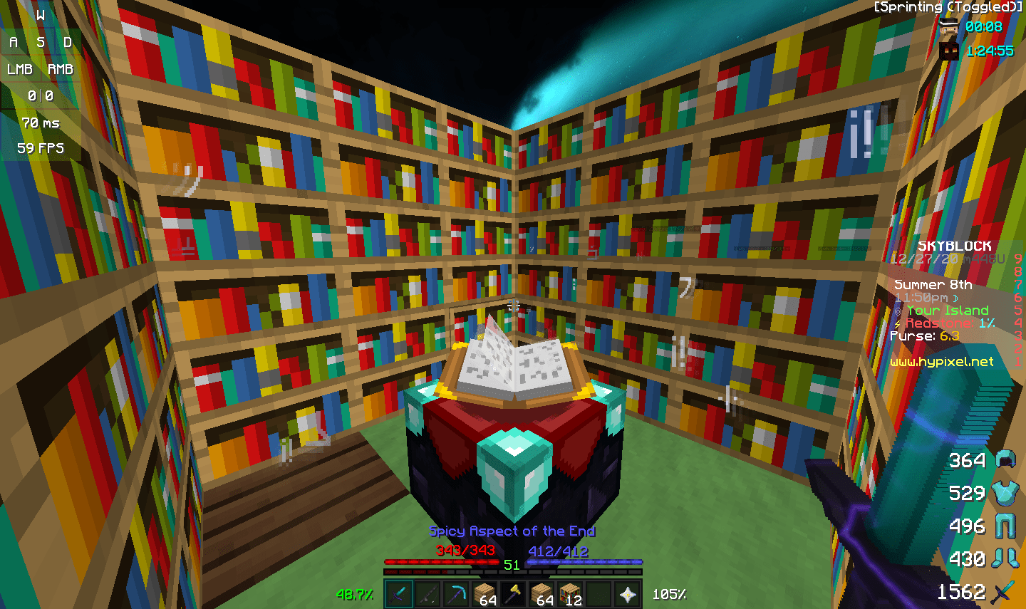 How do I increase my bookshelf power? Hypixel Forums
