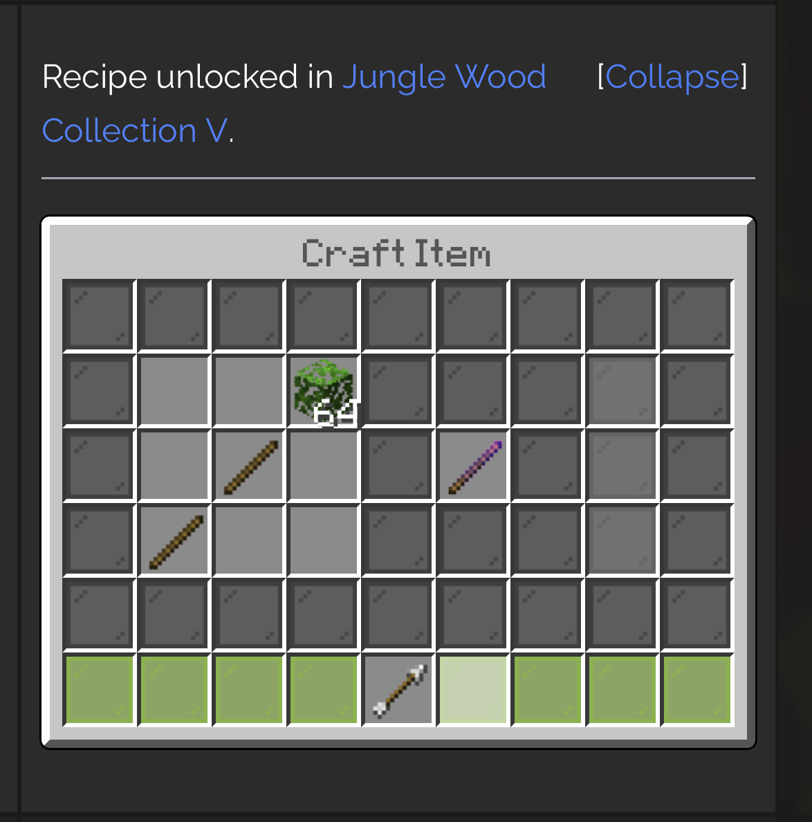 cant craft jungle biome stick Hypixel Minecraft Server and Maps