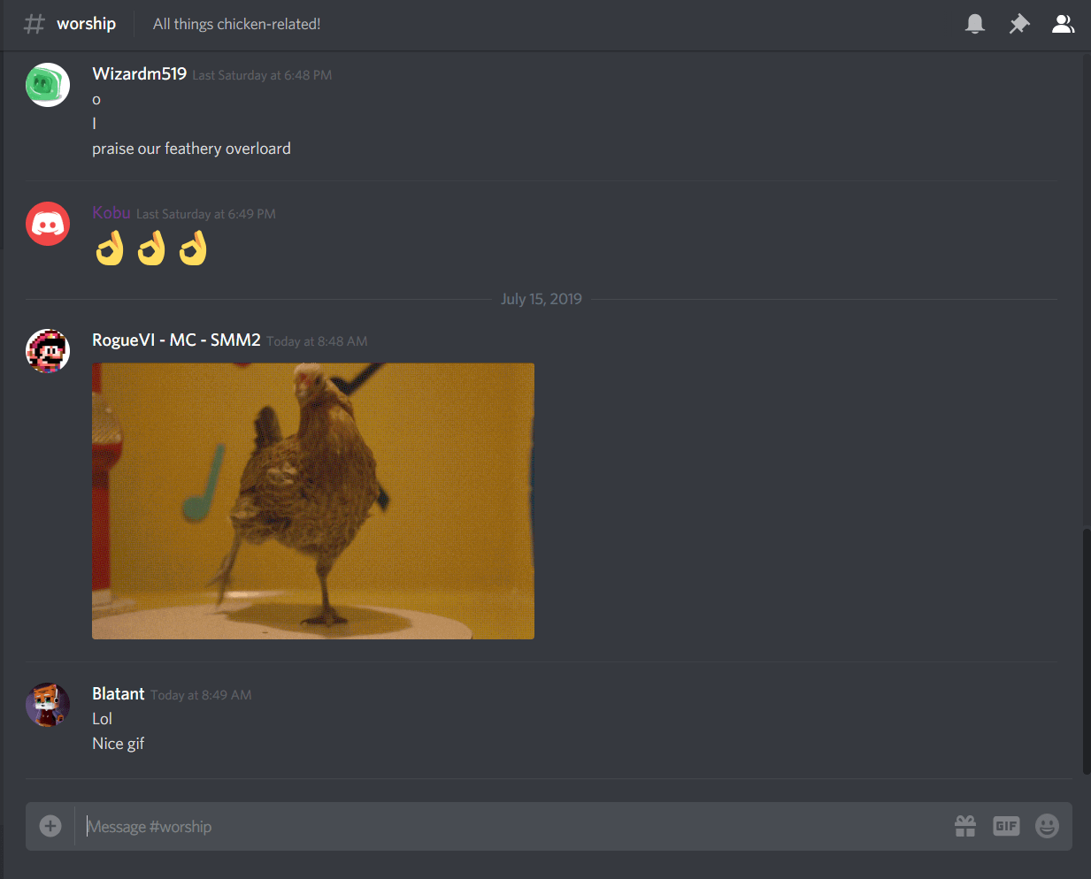 [Chickens] JOIN THE GLORIOUS CHICKEN CULT DISCORD Hypixel Minecraft