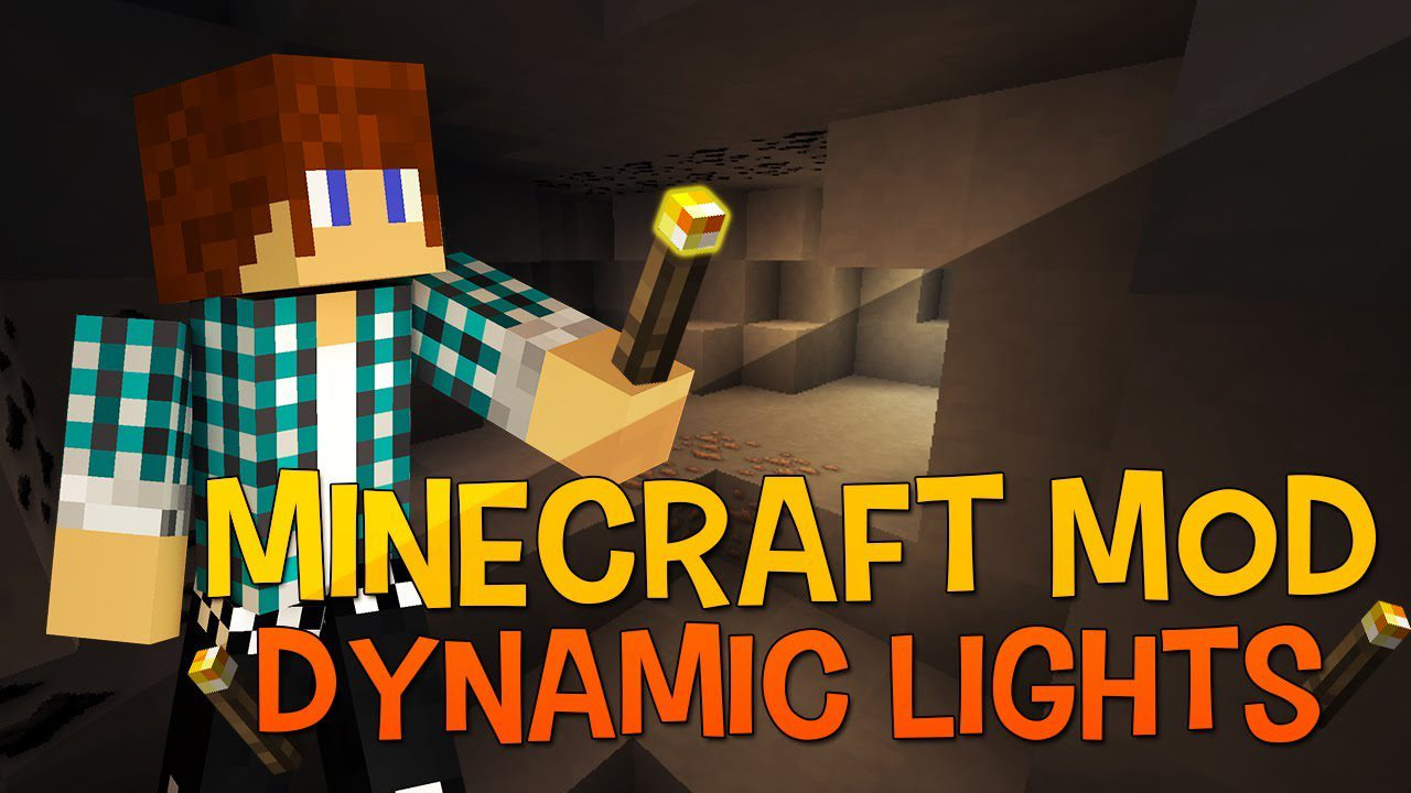 Dynamic Lights Mod (1.19.3, 1.19.2) Hold Light Sources in Your Hand
