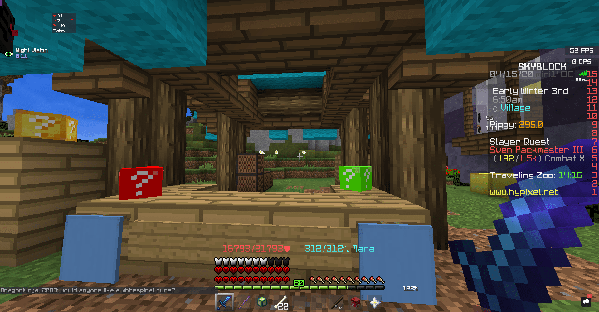 The Travelling Zoo Guy Is Gone Hypixel Minecraft Server And Maps