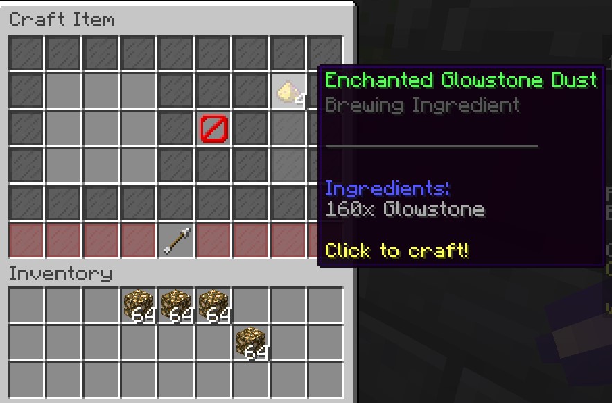 Can I turn glowstone blocks into enchanted glowstone dust? Hypixel Forums