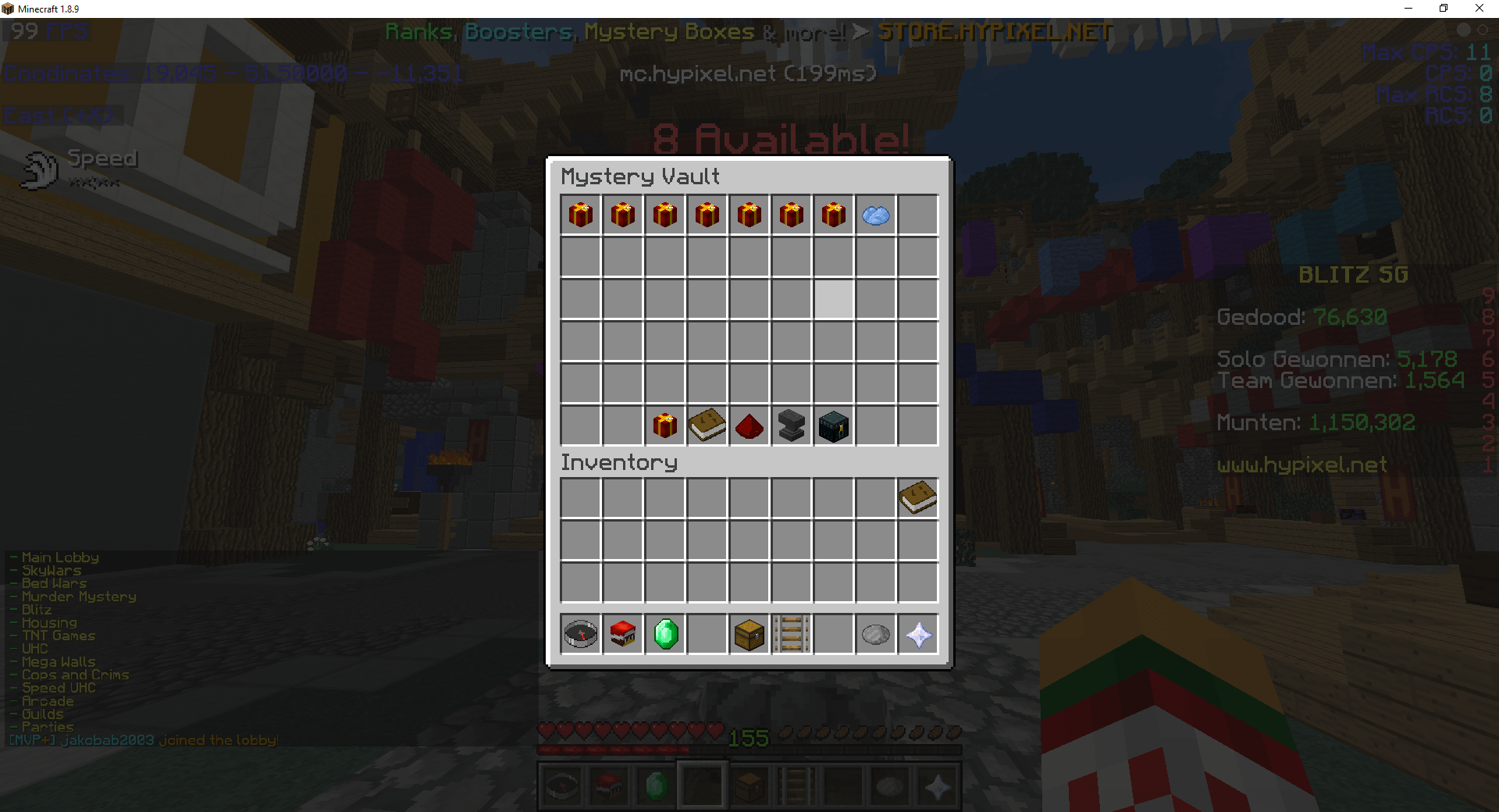 Minecraft Hypixel Xp Gambleh a