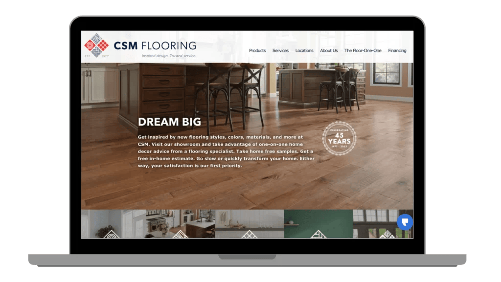 Hyport Digital  Design Services CSM Flooring Greensboro
