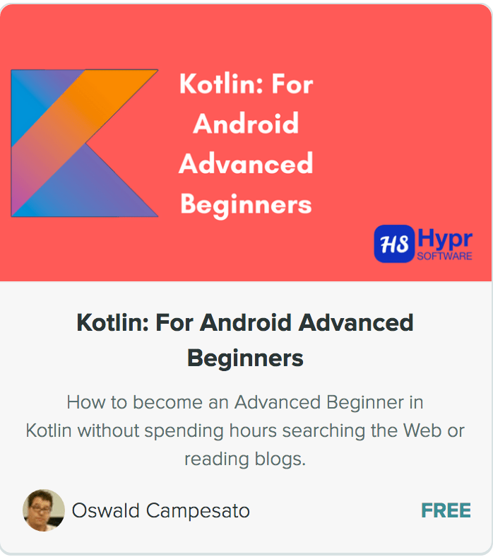 Kotlin Course screencap Hypr Software