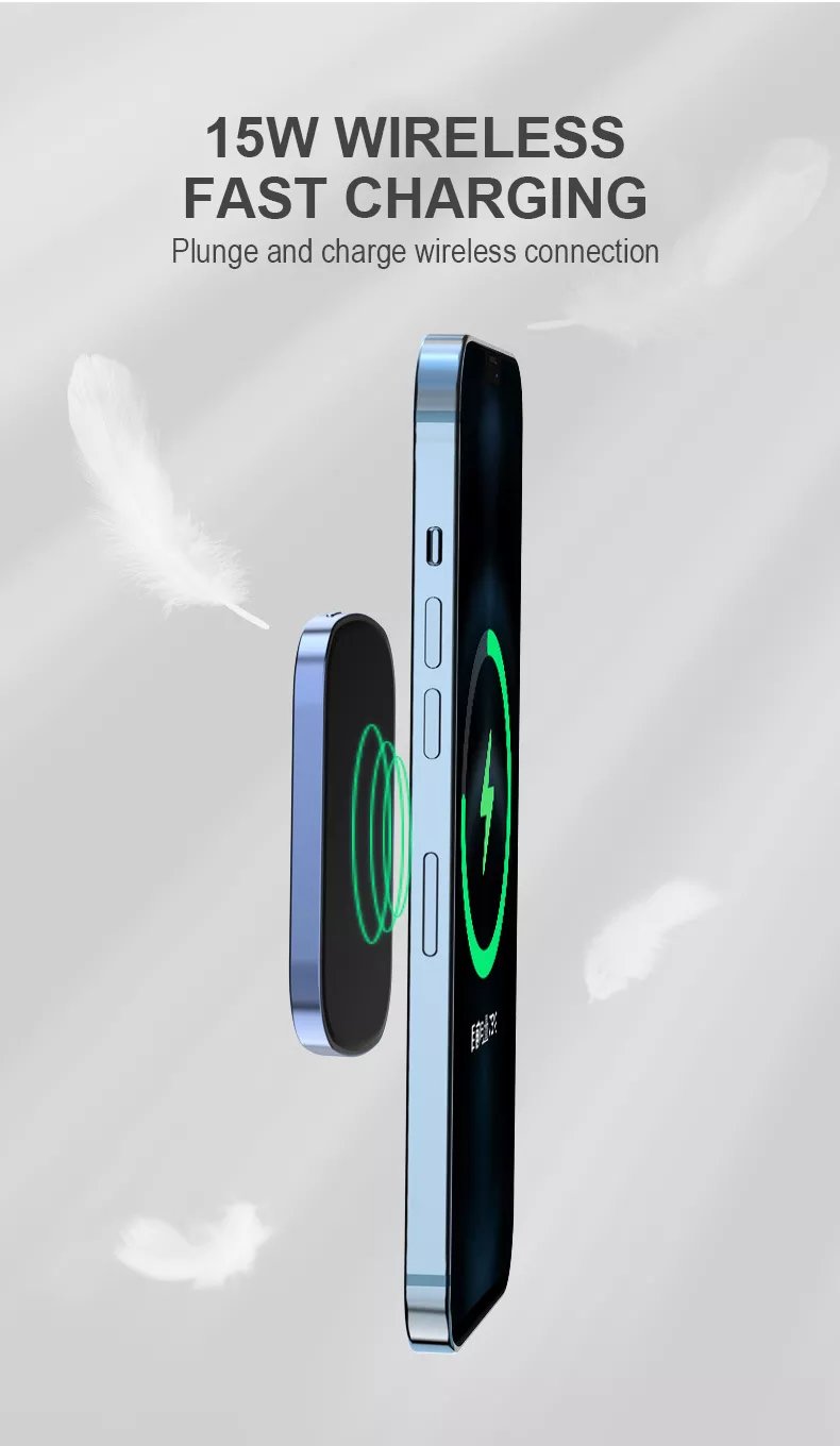 E29 15W Wireless Power Bank PD 20W 5000mAh/10000mAh Battery