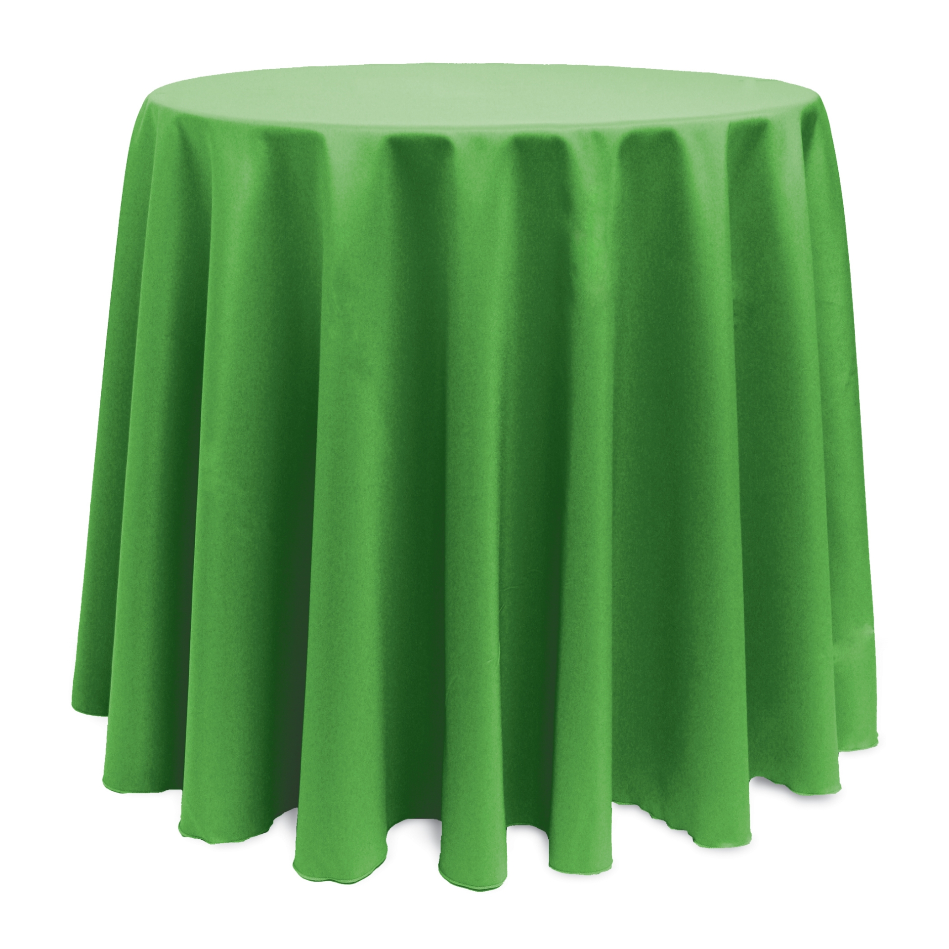 Yellow Round Tablecloth Kelly Green Polyester Round Tablecloth