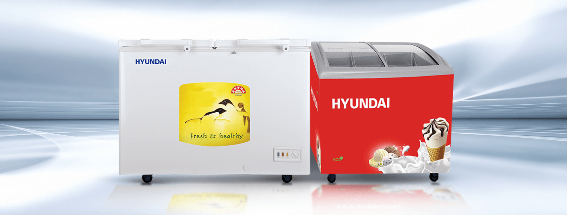 Hyundai 100 Liters Chest Freezer Deep Freezer Air, 42 OFF