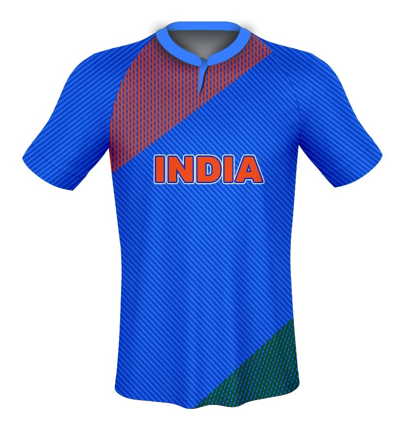 KID'S SUBLIMATED JERSEY 2020INDIANCRICKETFAN JERSEY HYVE