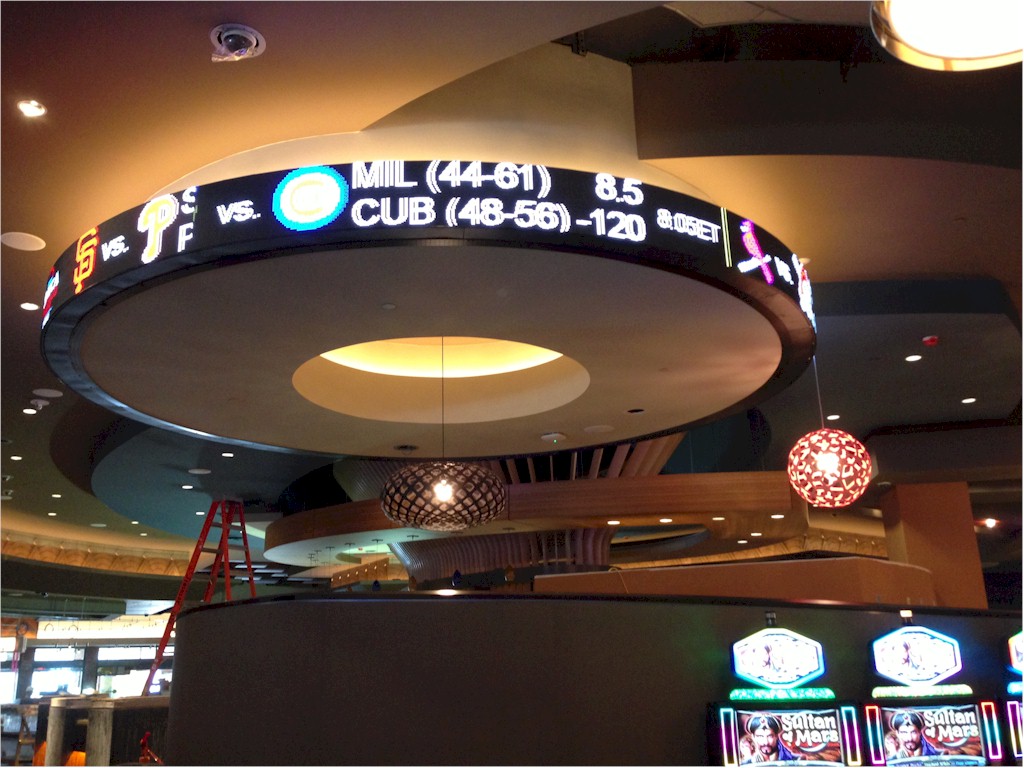 Sports Ticker Displays for Poker and Card Rooms