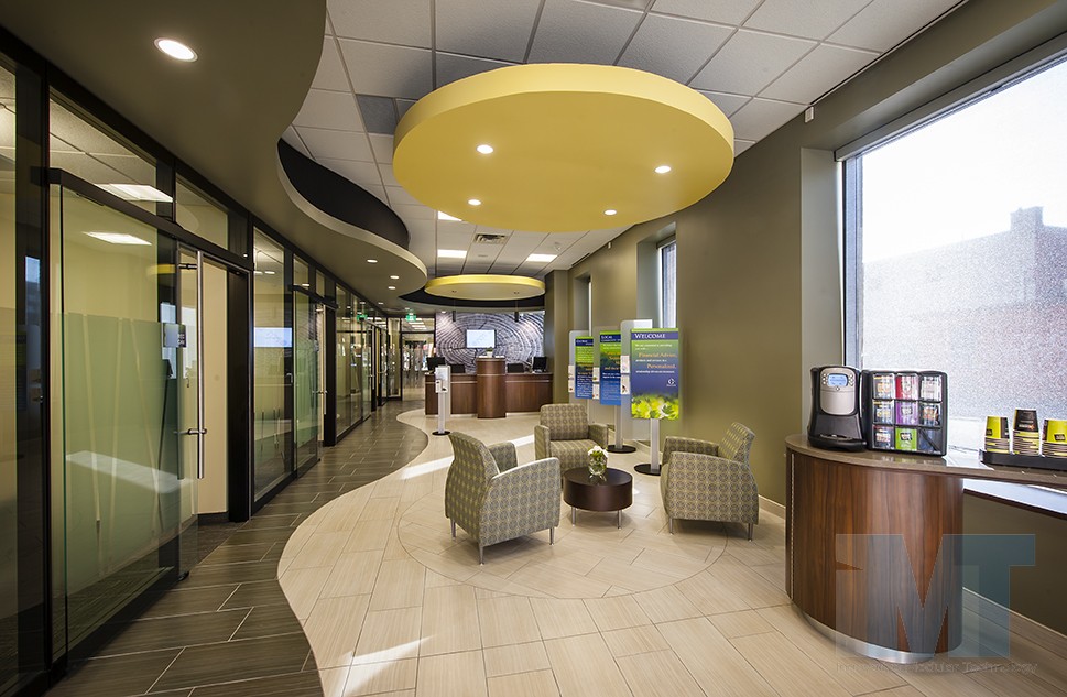 Office Wall Partitions at Comtech Fire Credit Union IMT Modular Walls