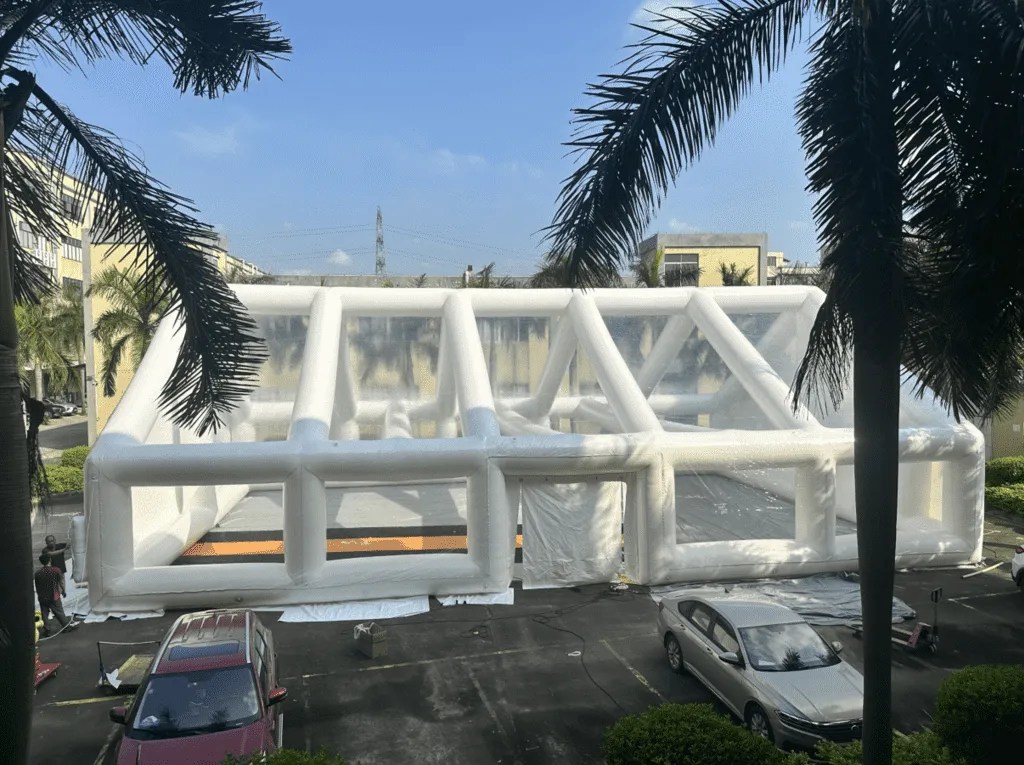 50x70ft Custom Pool Dome House Rectangle Inflatable Pool Cover