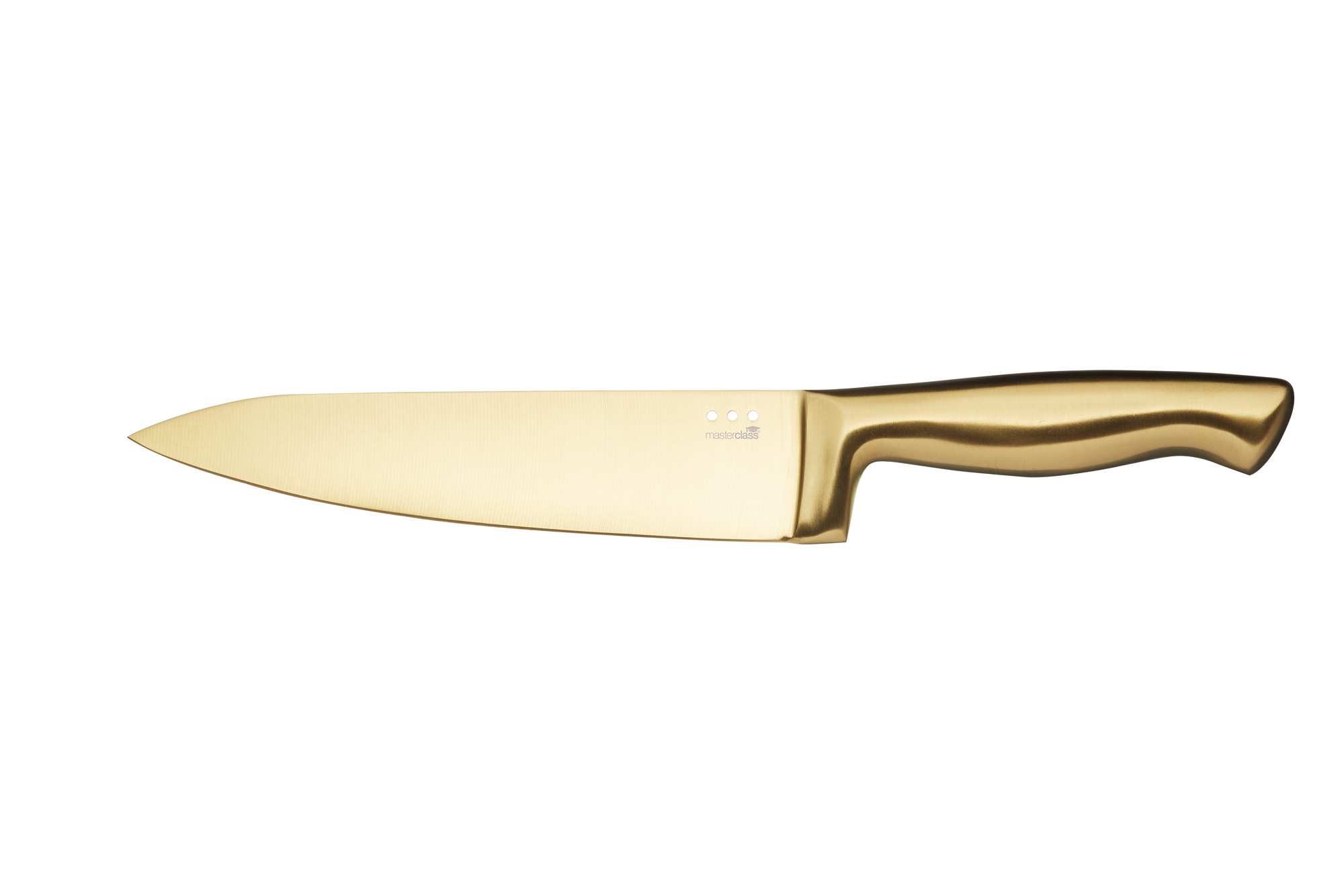 MasterClass 5Piece BrassColoured Stainless Steel Knife Set i