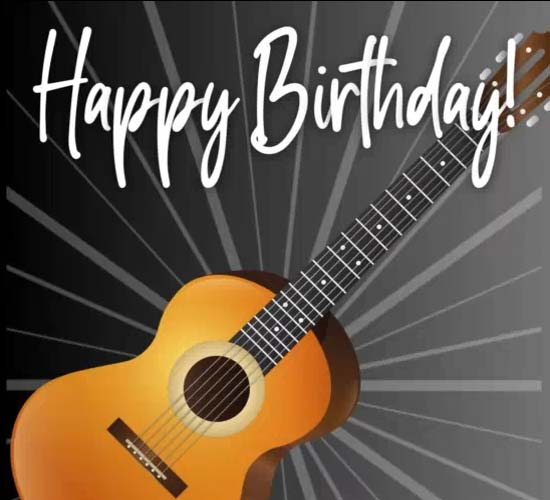 Guitarist Birthday Card Free Birthday for Him eCards, Greeting Cards