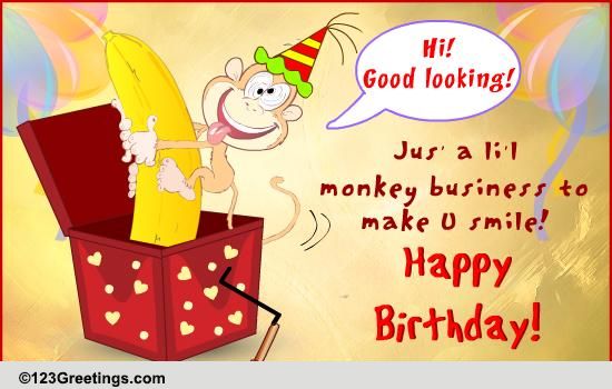 Look Who's Here! Free Funny Birthday Wishes eCards, Greeting Cards