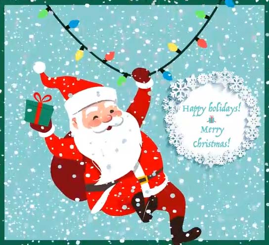 Happy Holidays And Merry Christmas! Free Christmas Eve eCards 123