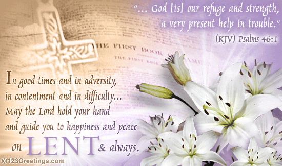 May The Lord Hold Your Hand... Free Lent eCards, Greeting Cards 123 Greetings