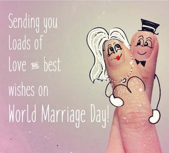 Best Wishes On World Marriage Day! Free World Marriage Day eCards 123