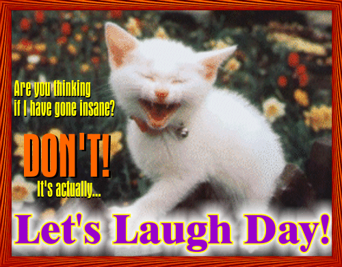 national laugh day 2023 A Laughing Cat! Free Let's Laugh Day eCards, Greeting Cards 123 Greetings