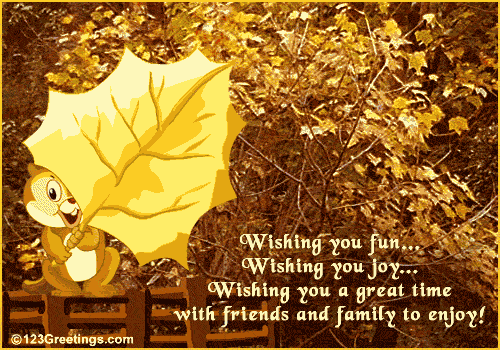 Wishing You A Great Time! Free Happy Autumn eCards, Greeting Cards