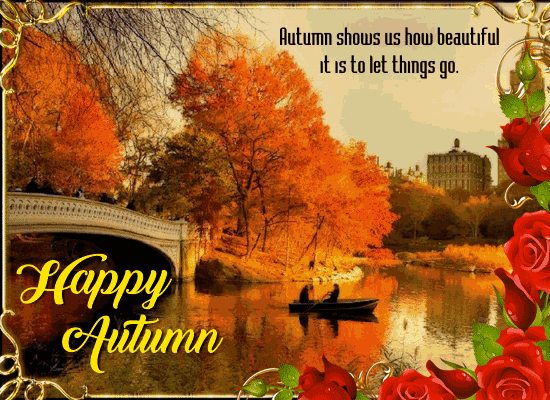 A Nice Autumn Message For You. Free Happy Autumn eCards, Greeting Cards