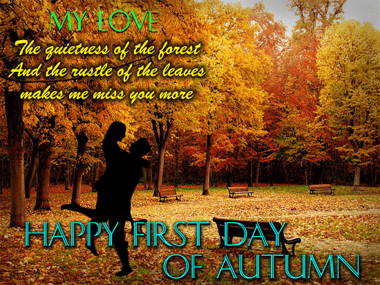 A First Day Of Autumn Card For You. Free First Day of Autumn eCards
